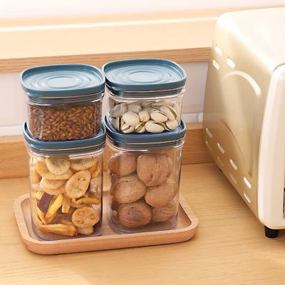 China Reusable Air Tight Container For Food Container Kitchen Organizer Biodegradable Airtight Plastic Set Food Storage Container for sale