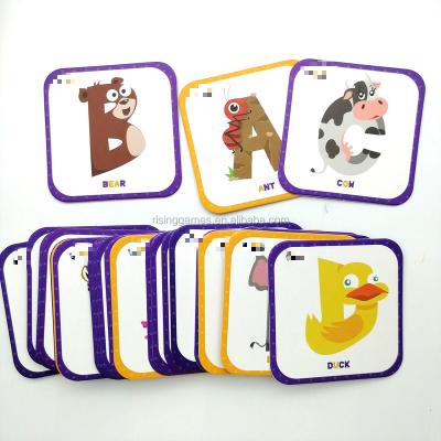 China Entertaiment Game Cards 50*50mm Standard Memory Card Customized Wholesale Children's Fun Shape Card Game Sets For Educational Baby Toys for sale