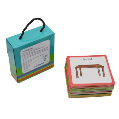 China Kids Education Flashcard For Kids Mathematics Math Vocabulary Flashcards OEM Design for sale