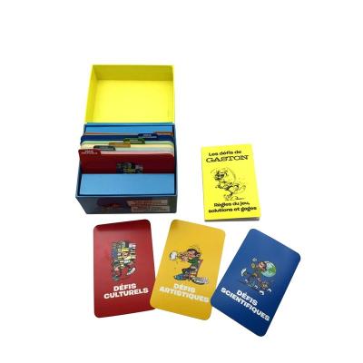 China Custom Printing Entertaiment Playing Cards Basketball Baseball Football Cards Sport Card Game for sale