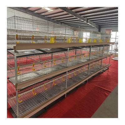 China Poultry Field Low Price Hot Dip Galvanized Broiler Cages / Poultry Farm House Designs for sale