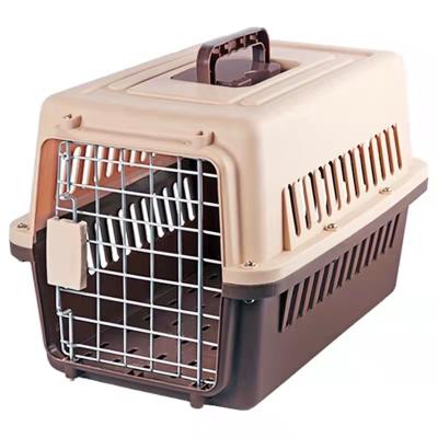 China Plastic Outdoor Pet Cage Airline Box Travel Stored Outdoor Pet Cage For Small Animals for sale