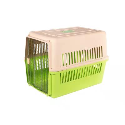 China Hot Sale Pet Travel Carrier Bag Cat Dog Plastic Pet Cage Stored and Outdoor Pet Cage for sale