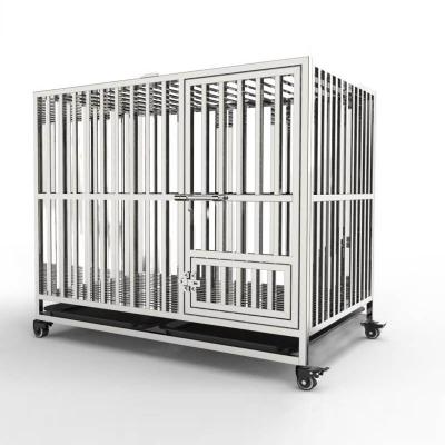 China Breathable Customizable Double White Dog Cage Pet Breeding Cages Animal Cages for sale