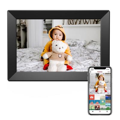 China Wifi Android RK3126C Frameo 10 inch wifi smart acrylic touch screen digital photo frame with video playback function for sale