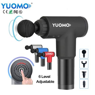 China YUOMO Body iMuscle High Frequency Vibrating Muscle Relief Pain Exercising Body Relaxation Slimming Muscle Massage Gun for sale