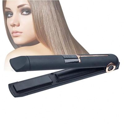 China Lockable Switch Flat Irons Wholesale Customize Vibrator Hair Straightener Set Titanium Vapor 450 Custom Logo Flat Iron for sale