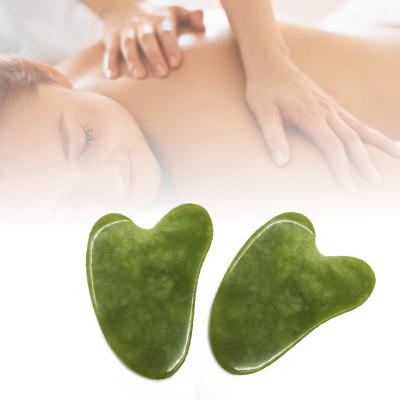 China Face Lift Jade Massager/Jade Roller Guasha Gua Sha Maker Guasha Board Stone Gua Sha Set Tools Face Massage 8cm*5cm*4mm 35g Neck for sale