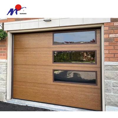 China European Electric Automatic Heat Insulation Polyurethane Garage Garage Sectional Folding Door for sale