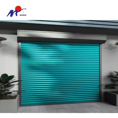 China Heat Insulation Customized Industrial Automatic Galvanized Steel Rolling Shutter Garage Door for sale