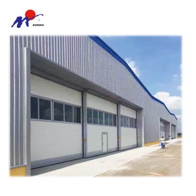 China Modern Wooden Automatic Aircraft Hangar Door Security Airport Revolving Door for sale