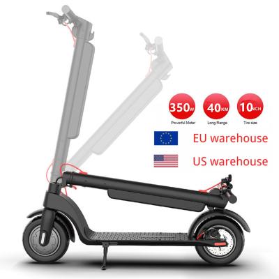 China EU USA Warehouse X8 Battery Capacity Unisex Kick Scooter Big For Adult Big Wheels 10 Inch Air Tire 45KM Max Range Electric Scooter for sale