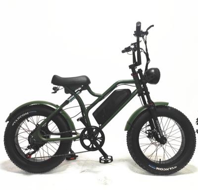 China Fat Bike Aluminum Alloy Frame Aluminum Alloy Beach Cruiser Electric Mountain E-bike1000w 48v Big Tires Moped Ebike For Adults for sale