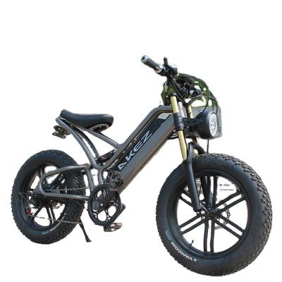 China Aluminum alloy 20 inch fat tire snow tire offroad ebike 48V17.5AH aluminum alloy enduro ebike frame e bike for sale