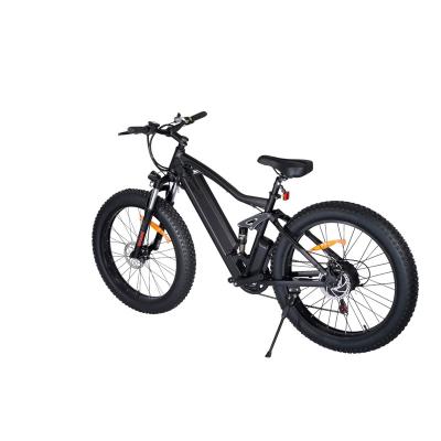 China Factory Wholesale Aluminum Alloy 26 Inch Tire Mountain E-Bike 48V 10.4AH Battery Fat Shock Absorption Electric Bicycle for sale