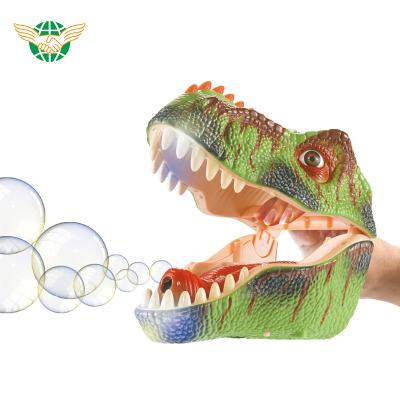 China With Light New Design Funny Hand Puppet Bubble Tyrannosaurus Toy Dinosaur Toy For Kids for sale