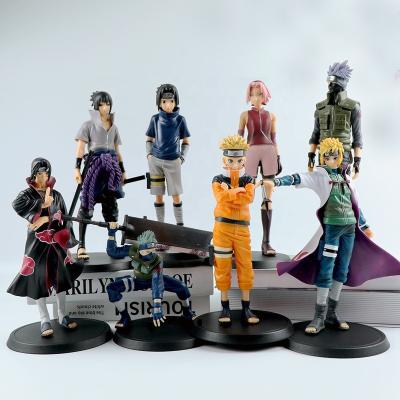 China High Quality Action Toy Figures Model Desktop Dolls of Toy Model Wholesale 25~29CM PVC Action Figure Model Toys Kakashi Sasuke Cartoon Narutos for sale