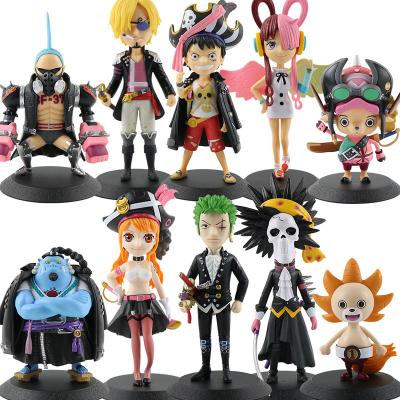 China One-Piece Toy 10~18CM Decoration Dragon Anime Figure Set Cartoon Toy Model Hot Selling Anime Luffy Zoro Sanji Character Model Toy for sale