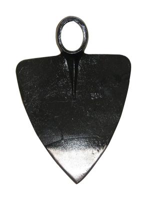 China 30010104 Oval Hole Eye Carbon Steel Delta Triangle peach type Garden Farming forged digging Hoe for sale