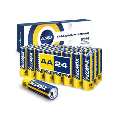 China Sp4-24 Max Power Lr6 1.5V AA Home Size Appliance Allmax Alkaline Batteries for sale