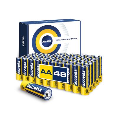 China Sp4-48 Max Power Lr6 1.5V AA Home Size Appliance Allmax Alkaline Batteries for sale