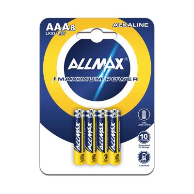 China B8-48 Max Power Home Size Lr03 1.5V AC Alkaline Appliance Allmax Accumulators for sale