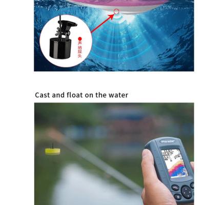 China FF188N 2.4 Inch Phiradar Color LCD Display Boat Dual Fish Finder Sonar 200KHz/83KHz 80M Detection Muti-Language Auto Zoom 2.4