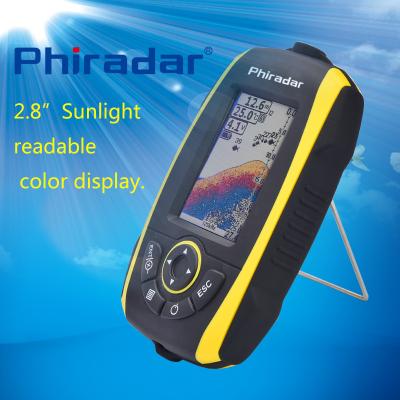 China Phiradar 2.4GHZ Echo Sounder White Color Fish Finder Fish Finder FF268W Wireless for sale