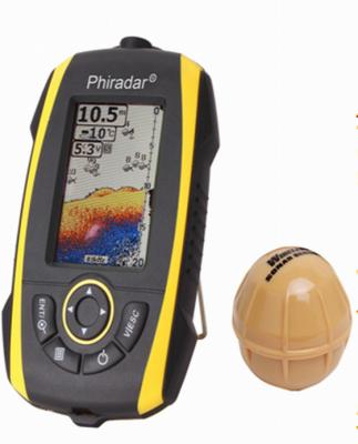 China Phiradar Color Fish Finder Fishing Wireless Sonar Fish Finder 2.4