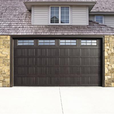 China Modern sectional garage door with T-cassette style for sale