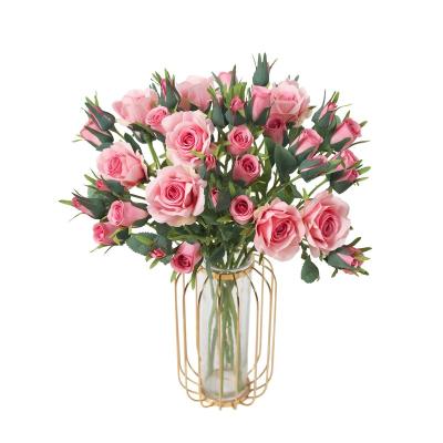 China Wholesale Cheap Home Decor Flores Peonies Cherry Blossom White Roses Porcelain Flower Wedding Artificial Flowers Party Home Decorative For Decoration Wedding for sale