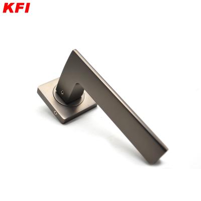 China Factory Price Modern Door Hardware Series Zinc Bathroom Door Handle for sale