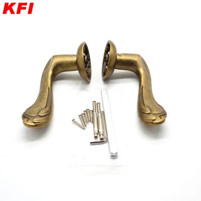 China Wholesale Price Modern Door Hardware Series Gold Door Lock And Lever Door Handle for sale