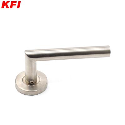 China Stainless Steel Modern Tube Plastic Lever Door Handles for sale