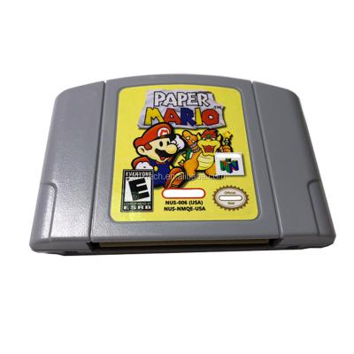 China Video Game N64 Games Hot Selling Paper Mario for sale