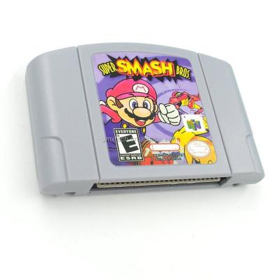 China Super Mario Bros Toys N64 Games N64 Cartridge Super Smash Bros Video Game English Version New. for sale