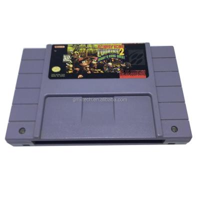 China Video Game Donkey Kong Country 2 Game Cartridge For SNES for sale