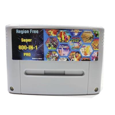 China Video Game 800 in 1 Super Pro Remix Video Game Cartridge Card PAL/NTSC with 8GB Card for snes for sale