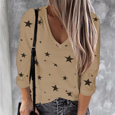 China New Arrival Casual Plus Size Women Clothing Loose Long Sleeve Ladies Blouse Women Tops for sale