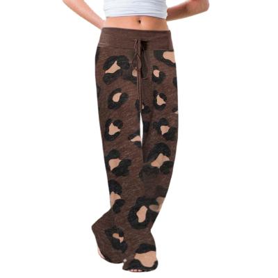 China Hot Selling Anti-wrinkle Plus Size Autumn Women's Bohemia Leg Pants Wide Leg Long Pants Women Trousers for sale