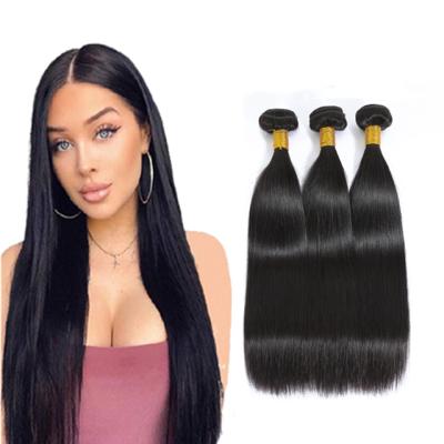 China Wholesale Silky Straight Wave Cuticle Aligned Unprocessed Brazilian Hair, High Quality Virgin Straight Human Hair Bundles With Closure for sale