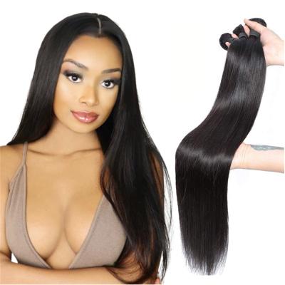 China Wholesale Silky Straight Wave 10A 12A Hair Grade Mink Brazilian Virgin Human Hair Extensions Bone Straight Hair Bundles for sale