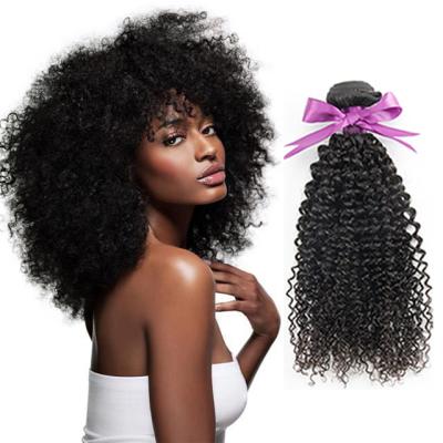 China Hot Selling Brazilian Virgin Hair Curly Curly Hair Extension Curly Loop Hair Extension Virgin Hair Bundles With Lace Closure Headband for sale