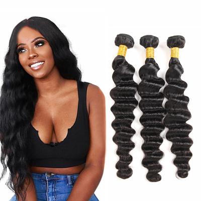 China LOOSE WAVE Factory Wholesale Price Virgin Hair 9A 10A 11A Grade Mink Brazilian Loose Deep Wave Virgin Hair Extensions for sale