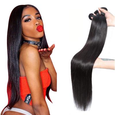 China 100% Virgin Human Hair Silky Straight Peruvian Human Hair Extensions Natural Black Wave Color Hair Weave Bundles for sale