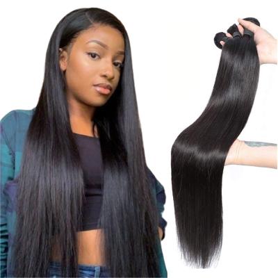 China Silky Straight Wave No Tangle No Shed Peruvian Women Hair Straight Virgin Hair Extension Hair Bundles Seller for sale