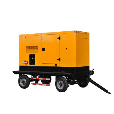 China Silent 450kva trailer dynamo generator moving 360kw Volvo EPA engine motion generator with ATS 160L-2000L for sale