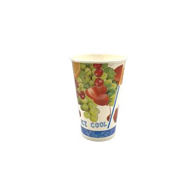 China Wholesale Paper Cup Factory Customization Stiffness Flexo Printing Disposable Paper Glass Tea Cup for sale