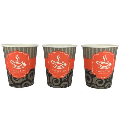 China Coffee Cups Disposable Coffee Cup Paper Coffee Cup Support Customization Disposable Paper Glass Paper Tea Cup for sale