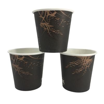 China Single Layer Cardboard Hotel Use Cup Food Container Disposable Glass Coffee Cup for sale